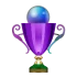 purple trophy